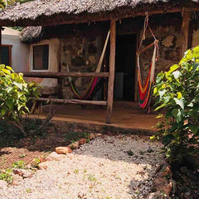 Encantadora Villa Maya Tradicional En Rancho Agroecologico Tzucaceb エクステリア 写真