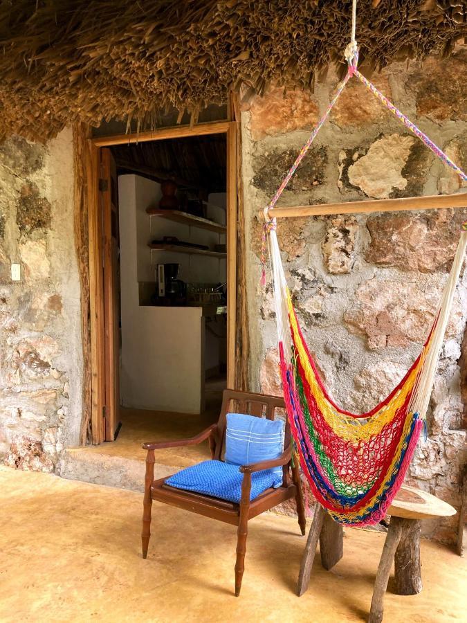 Encantadora Villa Maya Tradicional En Rancho Agroecologico Tzucaceb エクステリア 写真