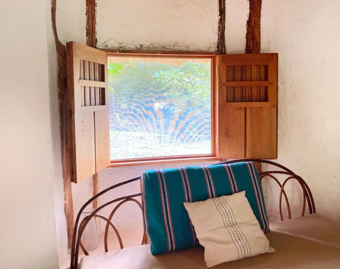 Encantadora Villa Maya Tradicional En Rancho Agroecologico Tzucaceb エクステリア 写真