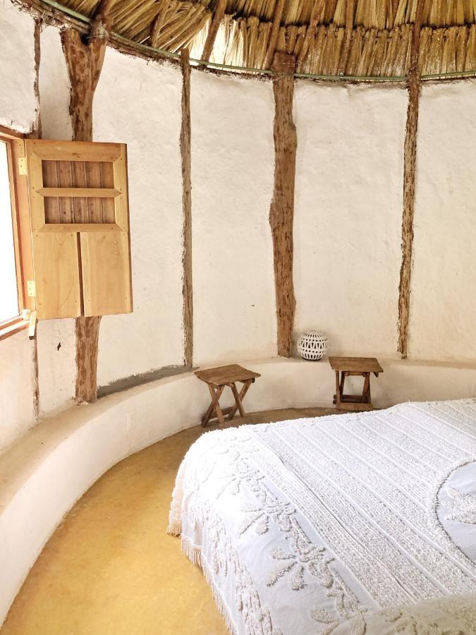 Encantadora Villa Maya Tradicional En Rancho Agroecologico Tzucaceb エクステリア 写真